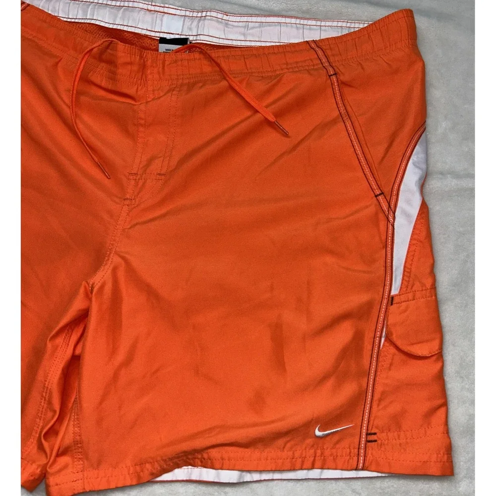 Nike Core Velocity Volley Shorts / Swim Trunks in Orange 2XL Cargo‎ XXL
